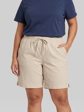 😍CLEARANCE - CLASSIC EDITIONS Cotton Elastic Waist Shorts XL